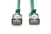 Netværkskabel - DIGITUS CAT 6A F-FTP Slim Patch Cord - 1m - Grøn - 1m - DK-1632-A-010S-G