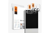 Mobil - Beskyttelsesglas - Spigen Glass tR EZ Fit Optik Pro HD 2 Pack - black - Samsung Galaxy Z Flip7 - AGL09587