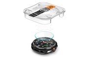Smartwatch - Tilbehør - Spigen Glass tR EZ Fit 2 Pack - Samsung Galaxy Watch 8 Classic (46mm) - AGL09877