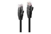 Netværkskabel - Lindy Premium patch cable - 7.5 m - black - Sort - 7.5m - 45436