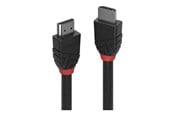 Skærmkabel - Lindy Black Line HDMI cable with Ethernet - 1 m - 36471