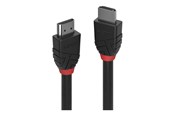 Skærmkabel - Lindy Black Line HDMI cable with Ethernet - 2 m - 36472