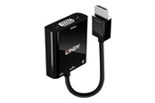 Skærmkabel - Lindy - video converter - black - 38285