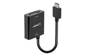 Skærmkabel - Lindy - video converter - black - 38291