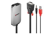Skærmkabel - Lindy VGA to DisplayPort 1.2 Converter - DisplayPort adapter - 18 cm - 38296