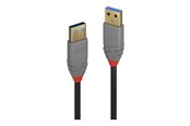 USB kabel - Lindy Anthra Line - USB cable - USB Type A to USB Type A - 5 m - 36754