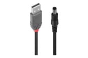 USB kabel - Lindy USB 2.0 Type A to 5.5mm DC Cable - 1.5m - 70268