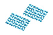 Netværkskabel - DIGITUS cable colour coding clips - for patch cable - A-CC-B