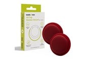 Mobil - Andet Tilbehør - Mobile Origin Airtag Sticker Mount A2 - 2 pack - ruby red - MO-ATS-RRED