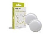 Mobil - Andet Tilbehør - Mobile Origin Airtag Sticker Mount A2 - 2 pack - white - MO-ATS-WHT