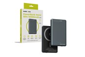 Powerbank - Mobile Origin PowerBank Metal Slim 10000mAh PB1 Powerbank - Grå - 10000 mAh - MO-MMS-PB1