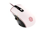 Mus - Lexip X Ubisoft - Assassin's Creed Shadows - mouse - with thumb joystick and ceramic skates - white red black gold - Mus - Optisk - 4 knapper - Sort - UBXLXMS0001