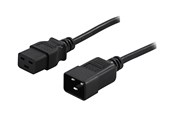 Strømkabel (ekstern) - Deltaco DEL-112NA - power extension cable - IEC 60320 C19 to IEC 60320 C20 - 2 m - DEL-112NA