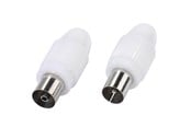 Antennekabel/stik - Vivanco Antenna connectors Coax plug + socket - 4008928480023