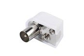 Antennekabel/stik - Vivanco Angled 90° Antenna Connector Coax plug - 4008928480085
