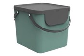 Rengøring - rotho Albula - recycling bin - 40 L - plastic - mistletoe green - 1034405092WS