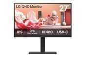 Skærm - 27" LG 27BA75QB-B - 2560x1440 (QHD) - 100Hz - IPS - 65W USB-C - KVM switch - 27BA75QB-B.AEU