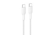 USB kabel - Belkin USB-C to USB-C 240W 2.0 - Braided PCR - 1m - White - CAB025HQ1MWH