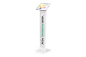 Vægbeslag, AV-Beslag & AV-Møbler - Compulocks Apex BrandMe stand - for tablet - brandable - white - Maks - Maks størrelse - 140W209APXW