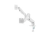 Skærmholder - Gembird Desk mounted adjustable double monitor arm 17"-32" - Hvid - MA-DA2-06-W