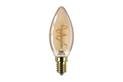 Lyskilder - Philips LED pære Vintage B35 Kerte 270lm 3,1W/918 (25W) Dæmpbar Ravfarvet E14 - 929004584001