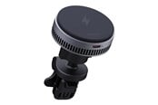 Mobil - Andet Tilbehør - Aukey HD-MC13A MagFusion Dash Pro Qi2 Active Cooling Wireless Charging Phone Mount - HD-MC13A