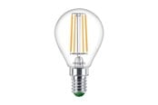 Lyskilder - Philips LED pære P45 Krone 806lm 3,8W/827 (60W) Klar E14 - 929004586001