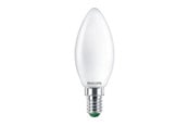 Lyskilder - Philips LED pære B35 Kerte 252lm 1,2W/827 (25W) Mat E14 - 929004585301