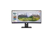 Skærm - 34" Lenovo ThinkVision T34WD-40 - 3440x1440 (UWQHD) - 120Hz - VA - 100W USB-C - 64AEGAT1SE