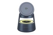 Mobil - Adaptere & Opladere - 4smarts Qi2 Charging Station Aura Sound - Grey - 541327