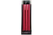 Boligindretning - Asp-Holmblad Selvslukkende stagelys Deep Red - 70601
