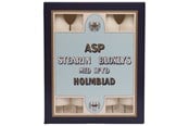 Boligindretning - Asp-Holmblad Advents bloklys White med spyd - 71018