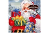 Boligindretning - Asp-Holmblad Servietter "Santa with gifts" - 97992