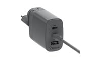 Mobil - Adaptere & Opladere - Unisynk 3 Port Global Multi-Charger Kit - 65W - Grey - 10461