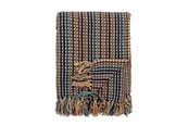 Boligindretning - Bloomingville - Lazzario Plaid - Cotton - 160x130 cm - Blue - 82066430