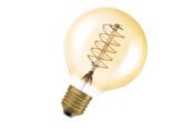 Lyskilder - Osram LED pære Vintage 1906 Globe80 600lm 7W/822 Guld Dæmpbar E27 - 4099854090820