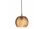 Lamper - Bloomingville - Adar Glass Pendant Lamp 22x20 cm - Brown - 82069076