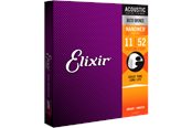 Musik & DJ Instrumenter - Elixir Strings 11027 - 80/20 Bronze - Akustiske strenge - Nanoweb - Custom Light (11-52) - CEL 11027