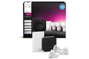 Smart Home - Philips Hue Startsæt: 3 x GU10 spots + Dimmer switch + Bridge Pro - 929003666513