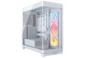 Kabinet - Corsair FRAME 4500X LX-R RGB White - Kabinet - Miditower - Hvid - CC-9011317-WW