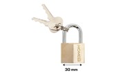 Sikkerhedsudstyr - Home>it Brass padlock - 30 mm. - 25330