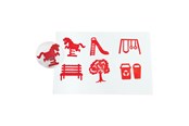 Kreativt Legetøj - Colorations - Easy Grip Stamps Playground - CHBIGPRK