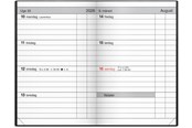 Kalender - Mayland Lommekalender uge sort kunstskind indbundet 2026 - 16162010