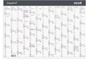 Kalender - Mayland Kontorkalender Moderne A3 1x13 mdr. 2026 - 16063300