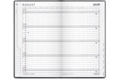Kalender - Mayland Index Planner mini mørkegrå PP-plast 2026 - 26071000