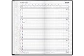 Kalender - Mayland Index Planner månedskalender sort vinyl 2026 - 26090000