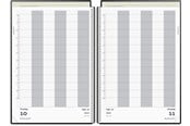 Kalender - Mayland Aftalekalender A4 dag sort PP-plast 2027 - 27220000