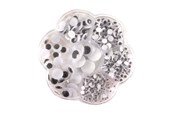 Kreativitet & Hobbyartikler - Jono Toys - Wiggle Eyes in Storage Box - 4411