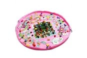 Gadget - Pro Legetæppe & Opbevaringspose til Lego og Legetøj - Pink - P103