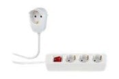 Strømkabel (ekstern) - REV Ritter REV Powersplit - power strip - 3500 Watt - 0012395114 WS